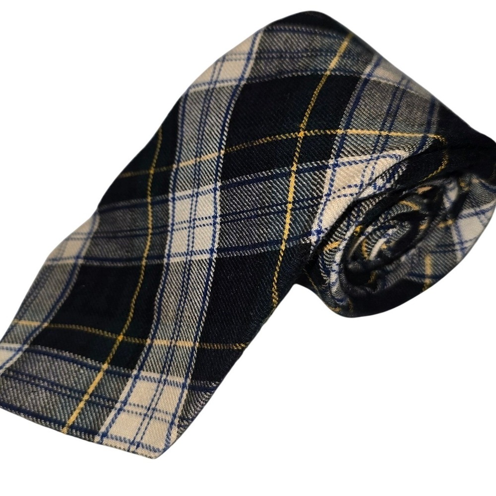 VINTAGE Viyella by Gant  Wool/Cotton Blue Neck‎ Tie New with Tags